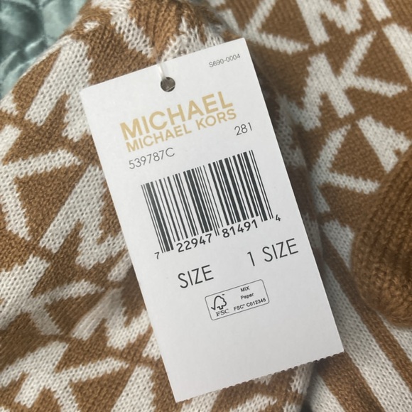 Michael winter hat, gloves, Scarlet set Nwt - Picture 5 of 7